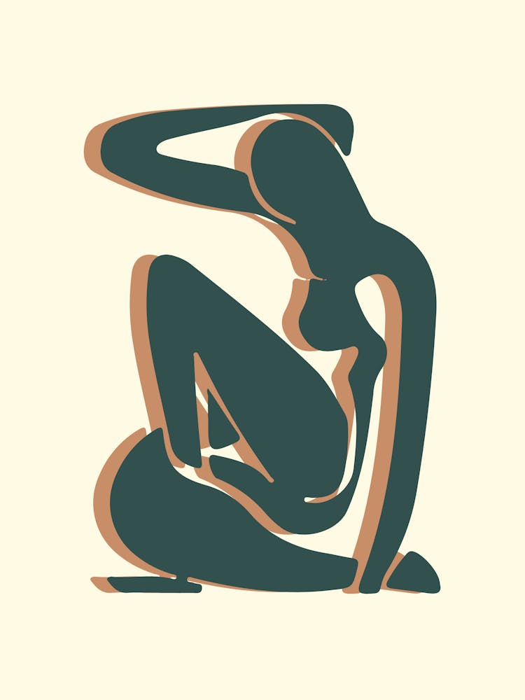 Woman In Yoga Pose