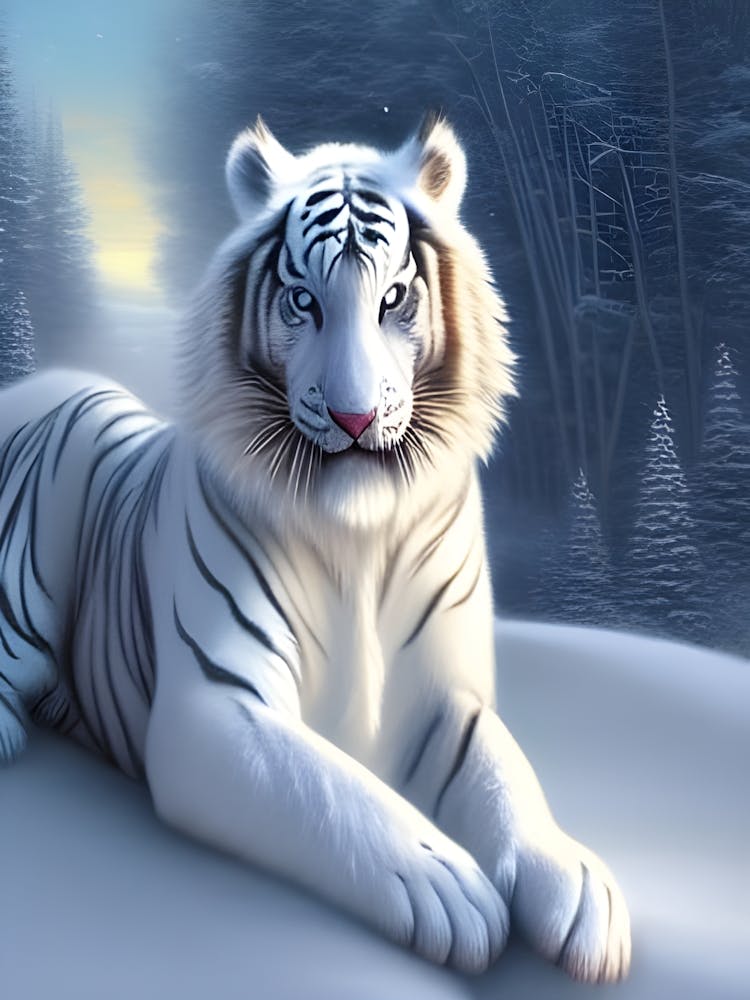 Beautiful White Tiger
