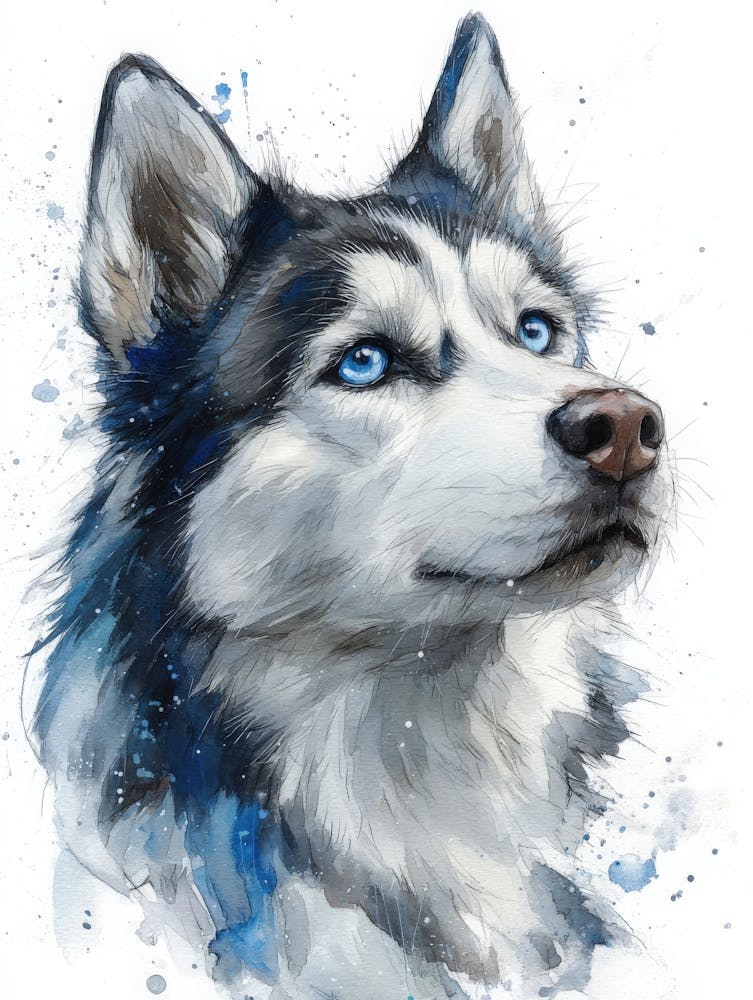 Aihrgdesign Isolated Watercolor Painting Of Dog Portraits Hus 754d648a 37bb 41c2 808e 9f847824d4f1 0