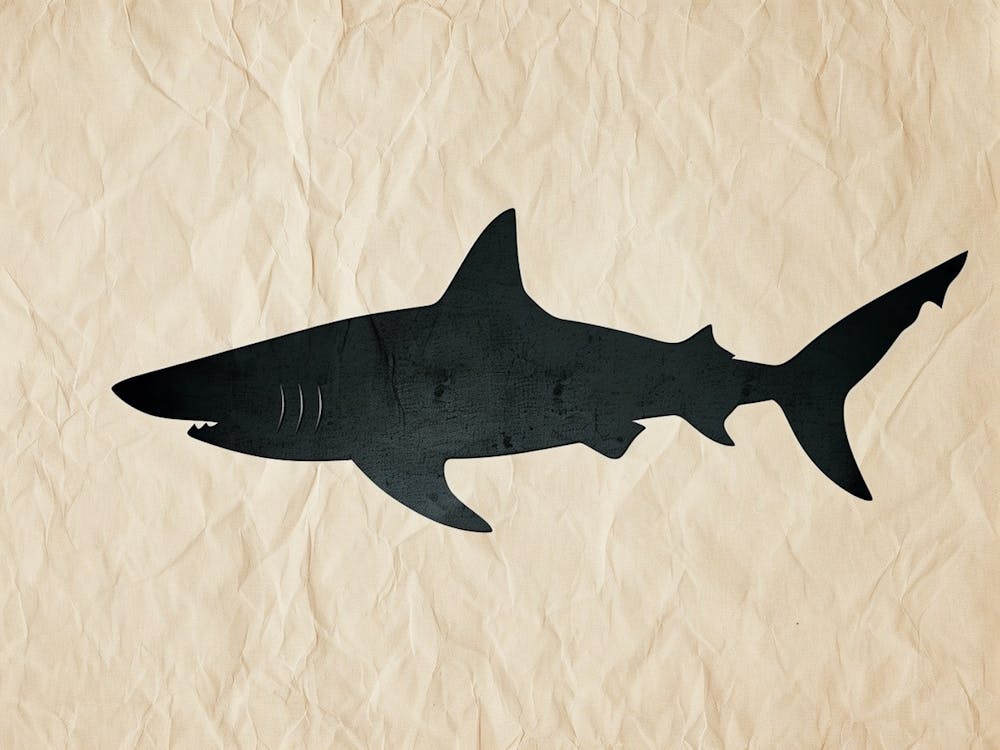 Cookiecutter Shark Silhouette 2