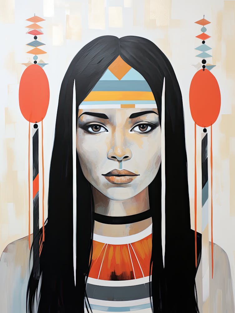 Feathered Serene, Native American