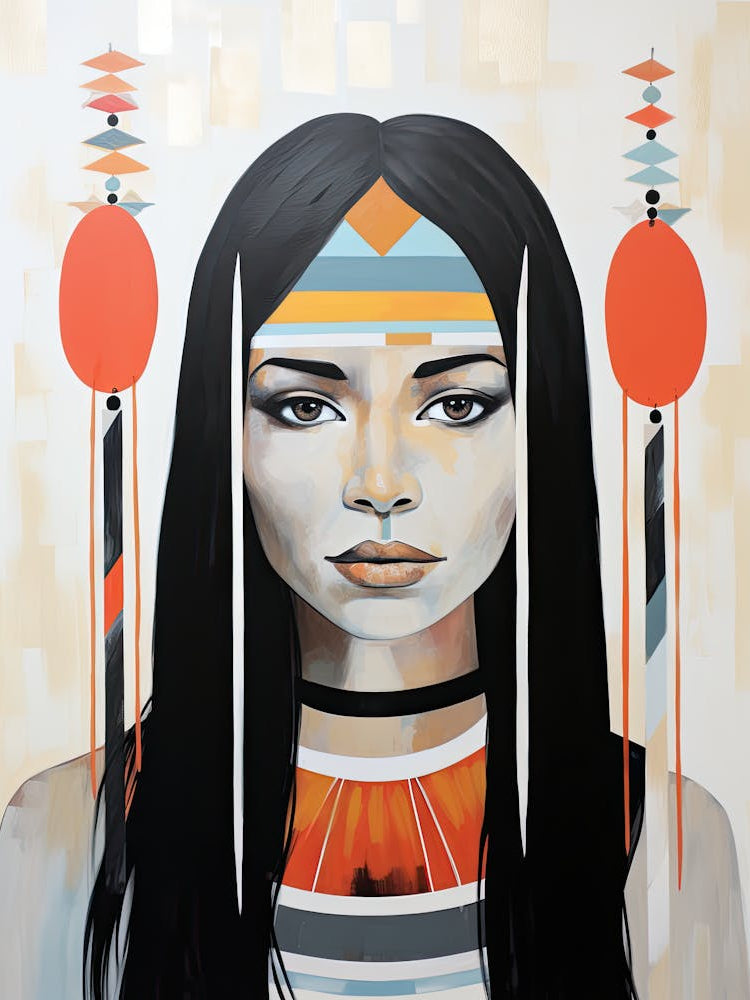 Feathered Serene, Native American