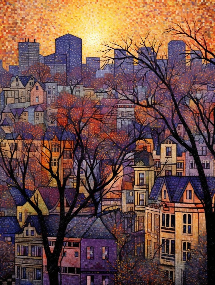 Bellevue Washington Pixel Art 6