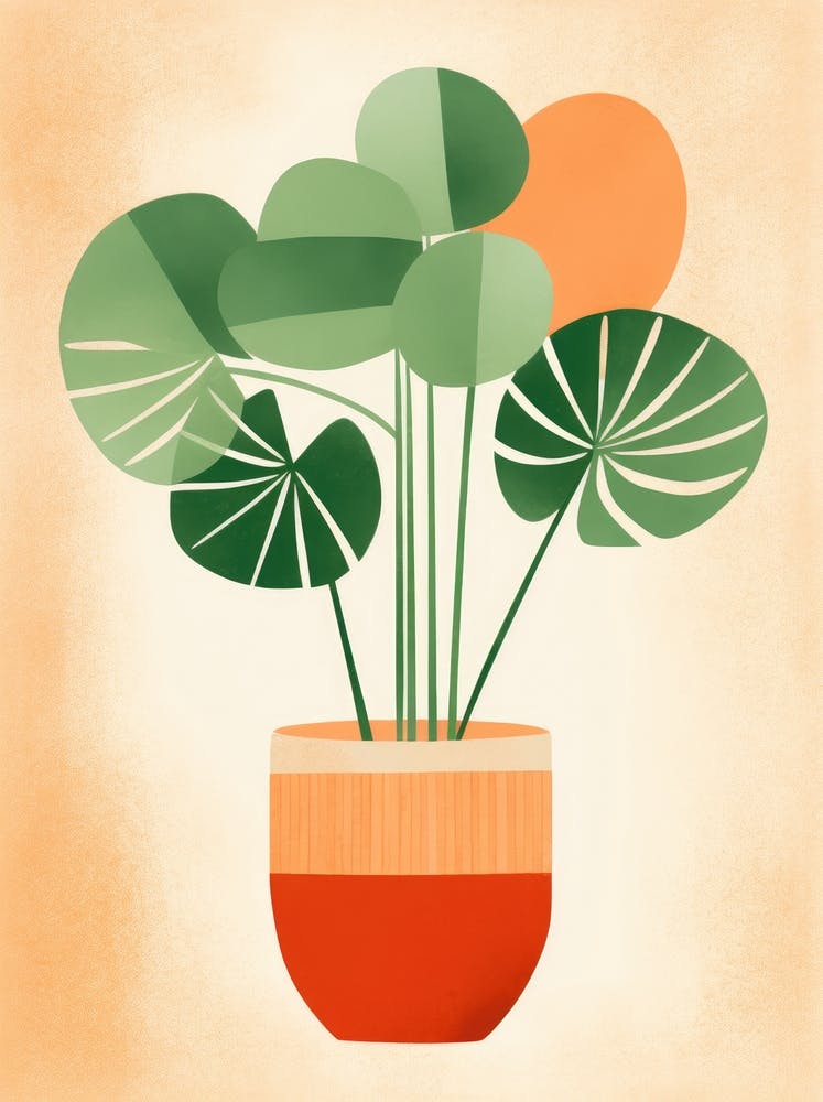 Seamless Ferns In A Pot