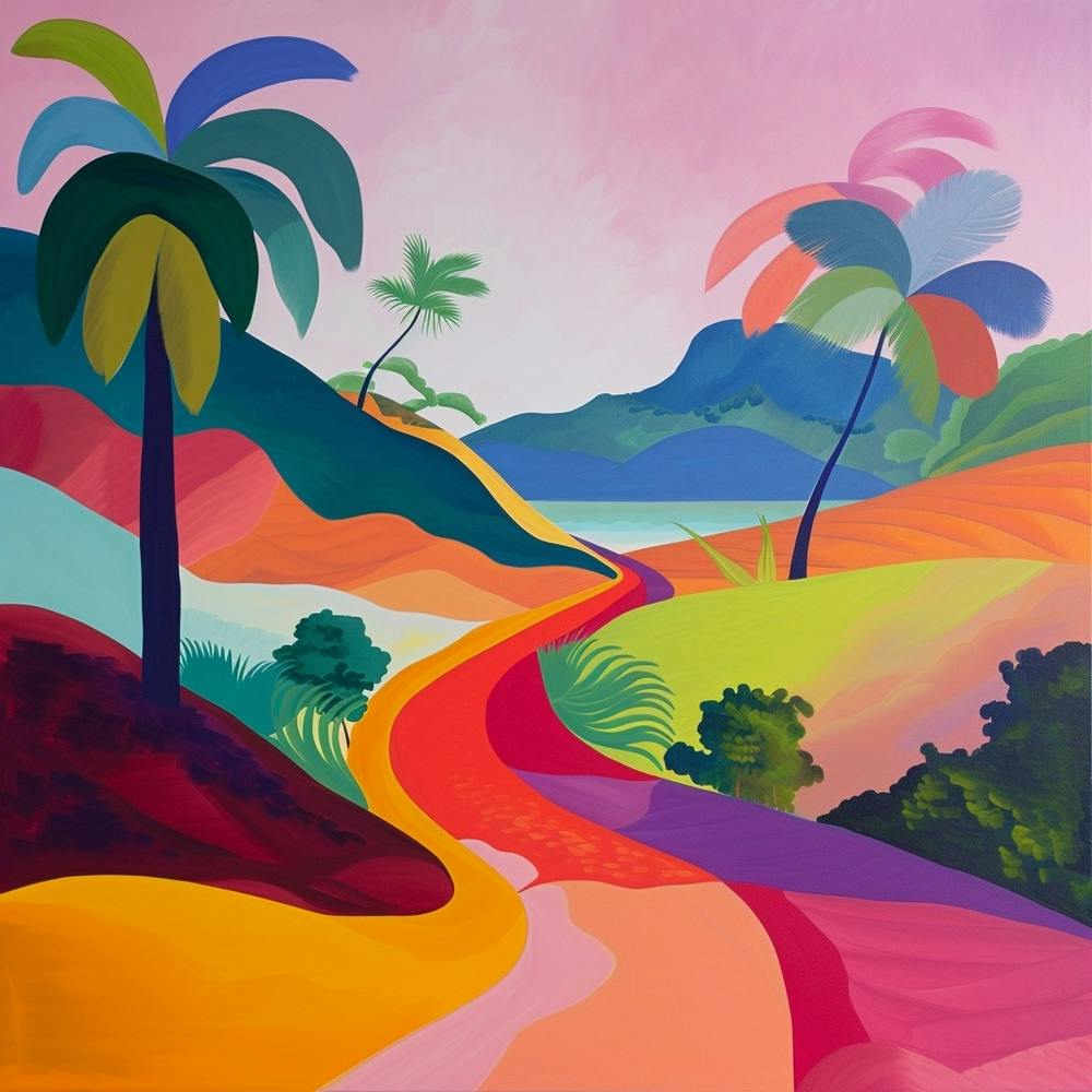 Abstract Travel Collection Martinique 1