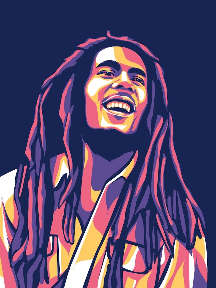 Bob Marley Pop Art