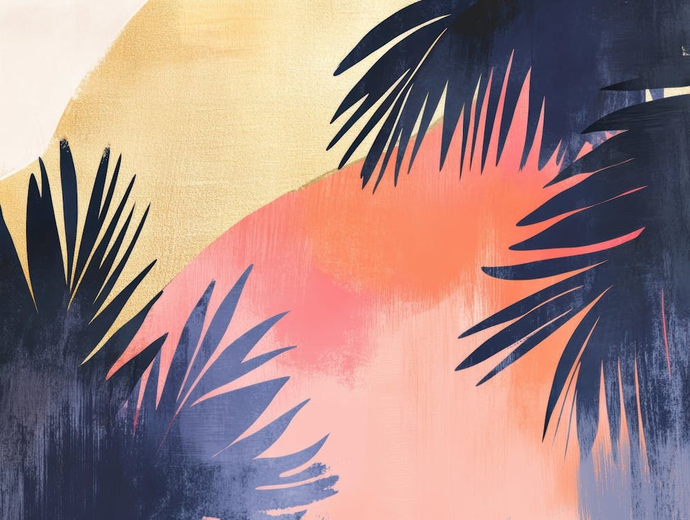 Palm Trees At Sunset 7