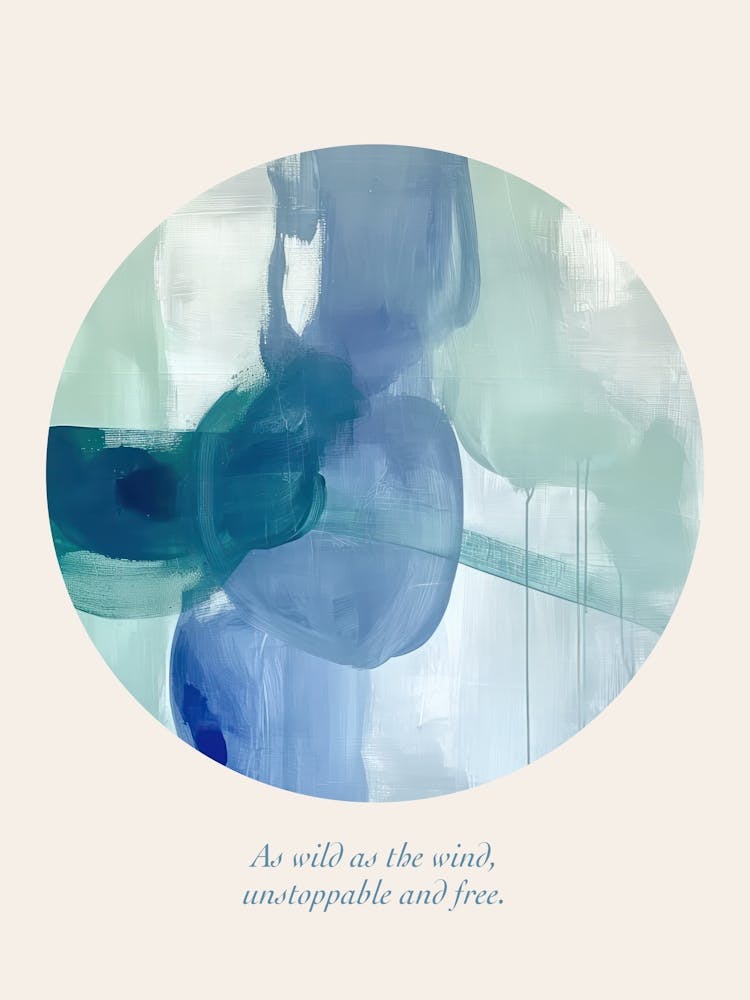 Affirmationen So wild wie der Wind, unaufhaltsam und frei