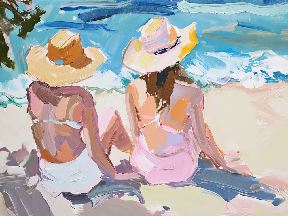 Two Women On The Beach