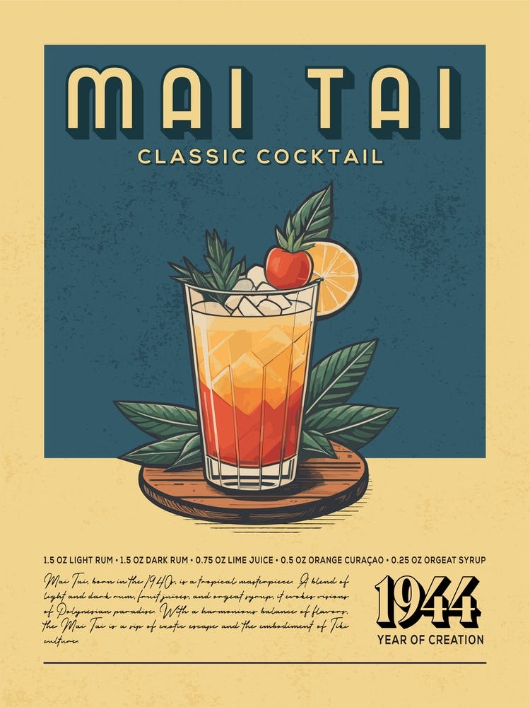 Mai Tai Classic Cocktail