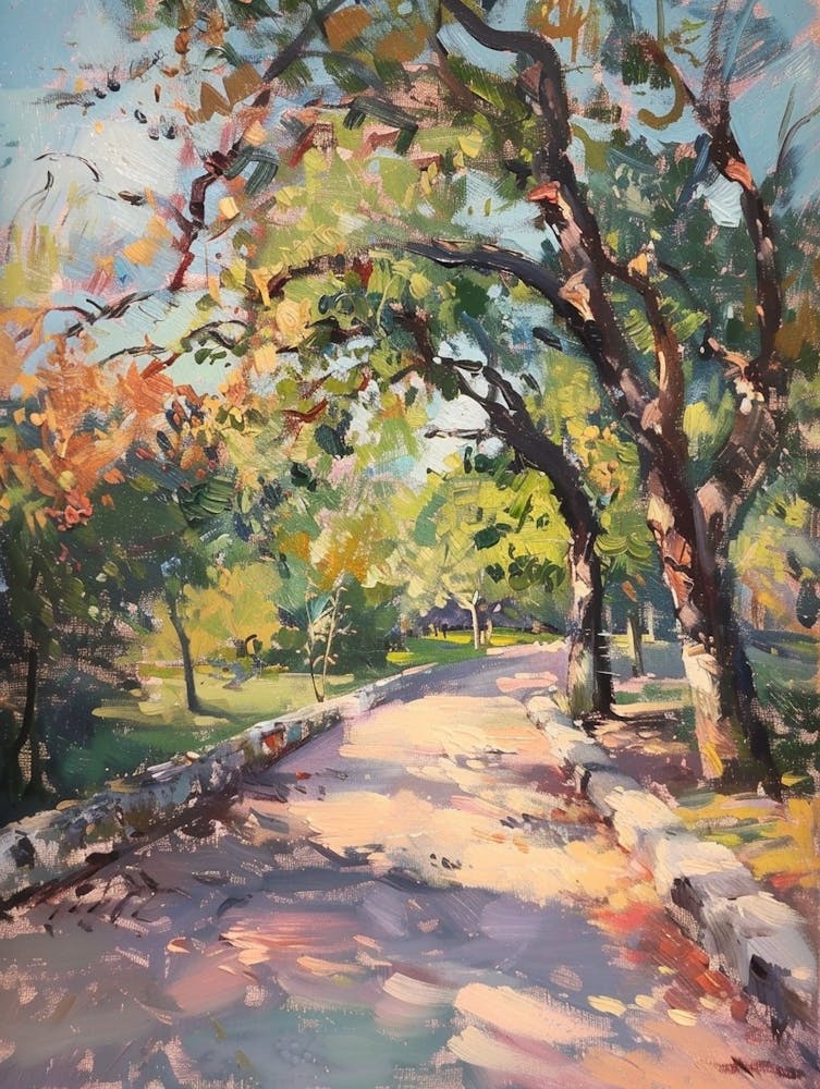 The Bullock Texas State History Museum Austin Texas Oil Painting 2