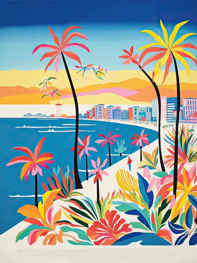 Long Beach, California, Matisse And Rousseau Style 4