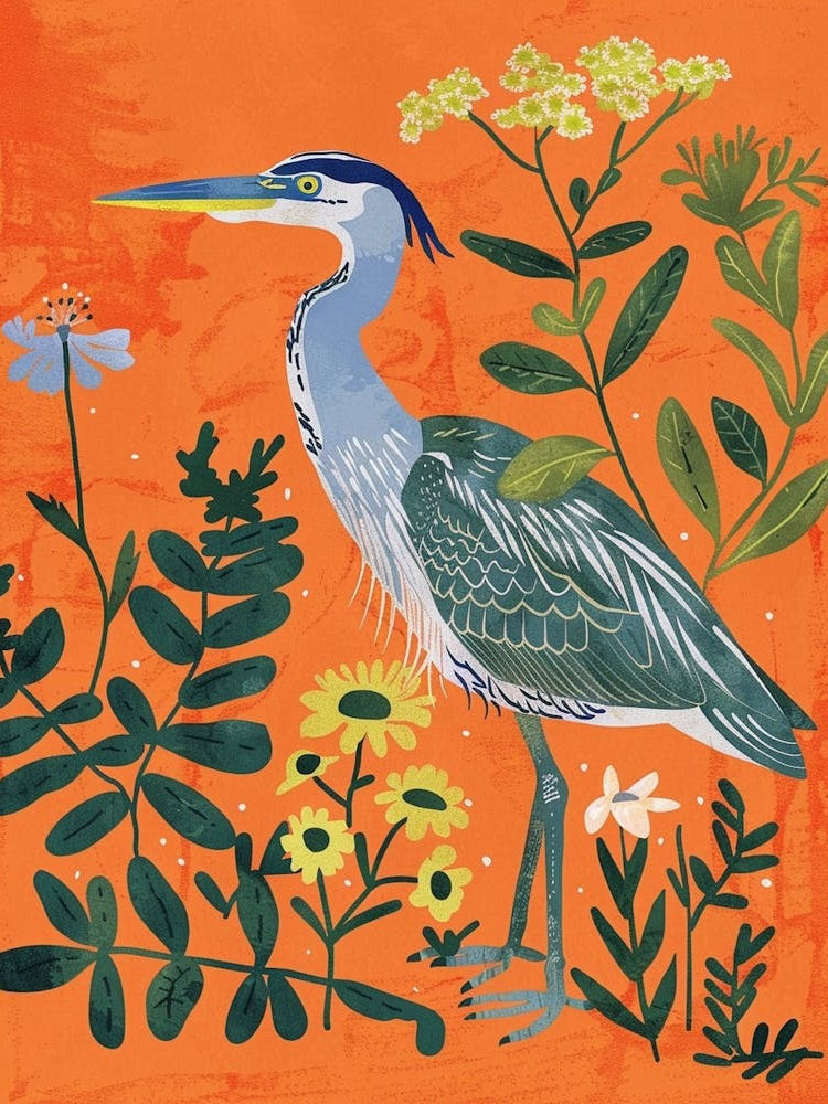 Spring Birds Great Blue Heron 2