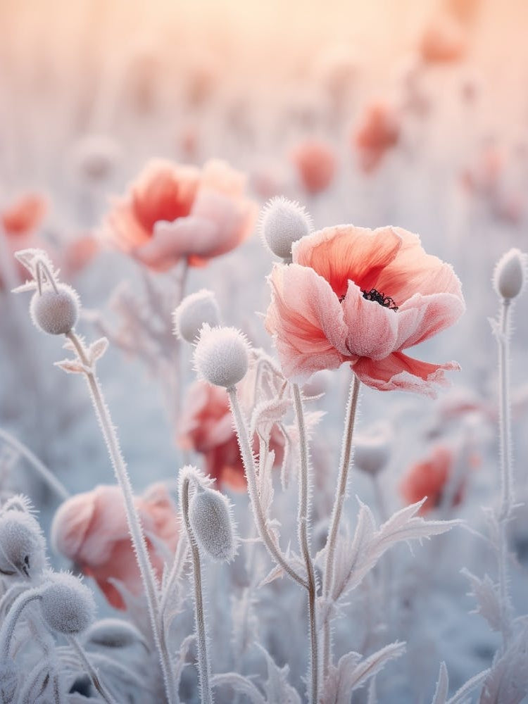 Frosty Botanical Poppy 1