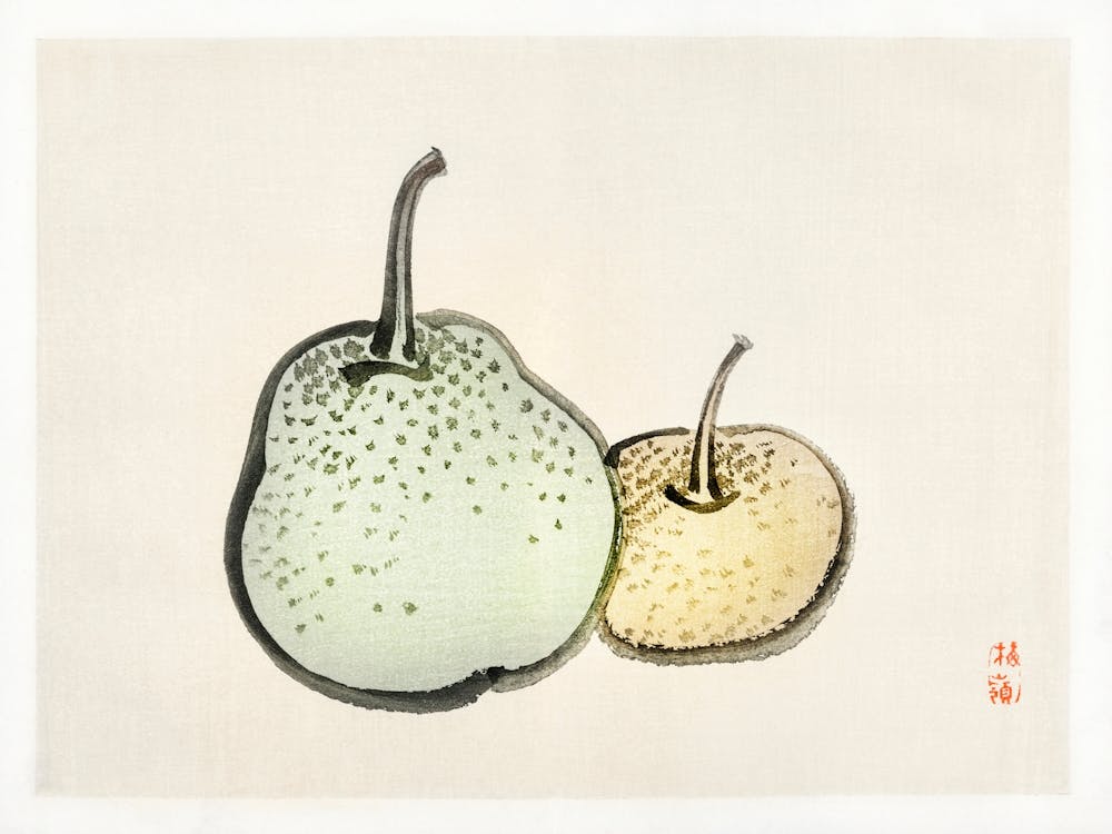 Asian Pears, Kōno Bairei