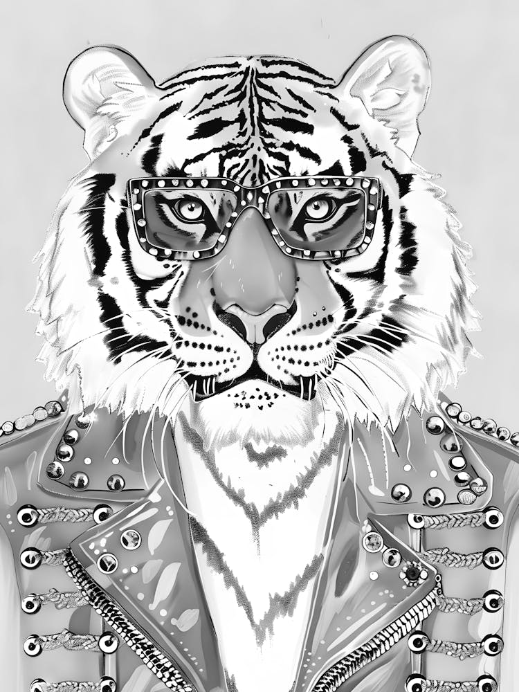 Tiger In Sunglasses 2