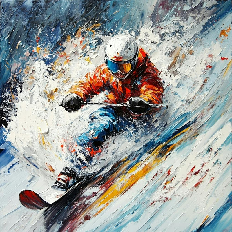 Skier Art