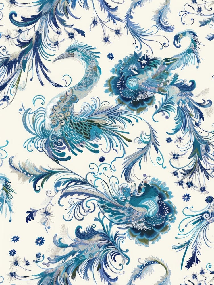 Blue Peacock 1