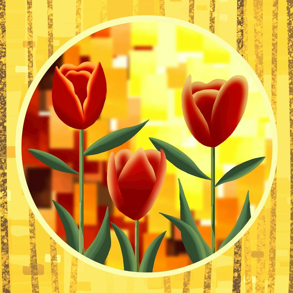 Tulips-circle