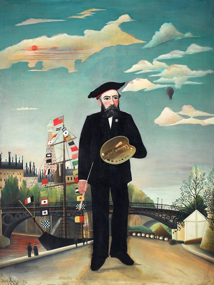 Myself: Portrait – Landscape, Henri Rousseau