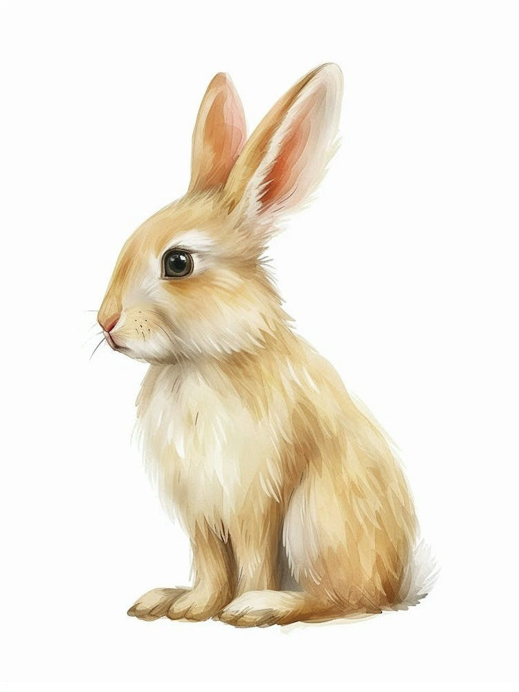 Chinchilla Rabbit Kids Illustration 4