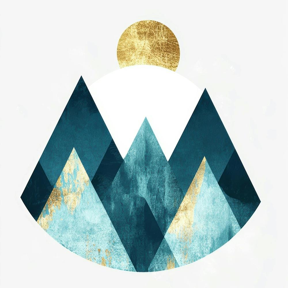 Mountains And Sun 5