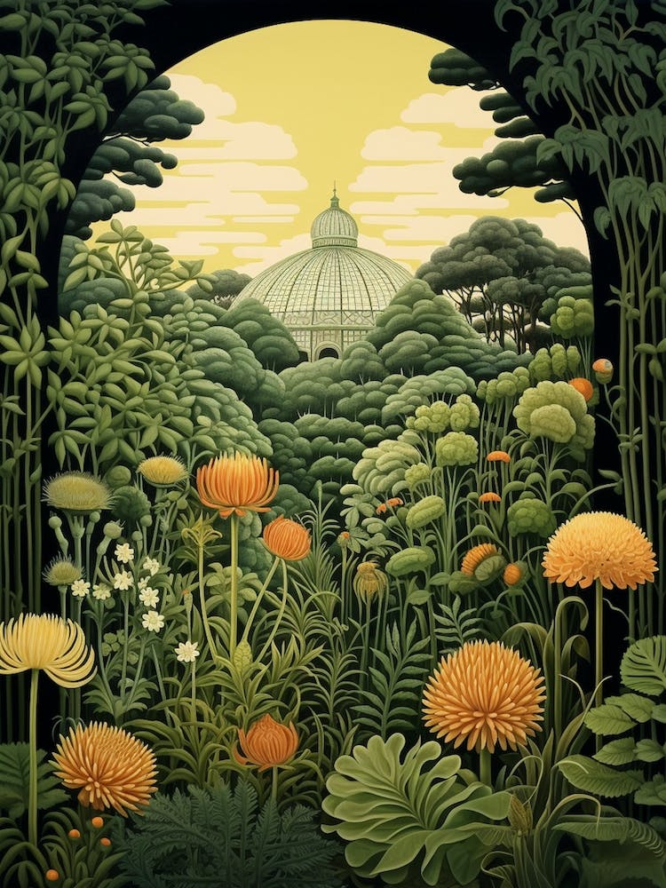 Nklin Park Conservatory And Botanical Garden Henri Rousseau Style 1