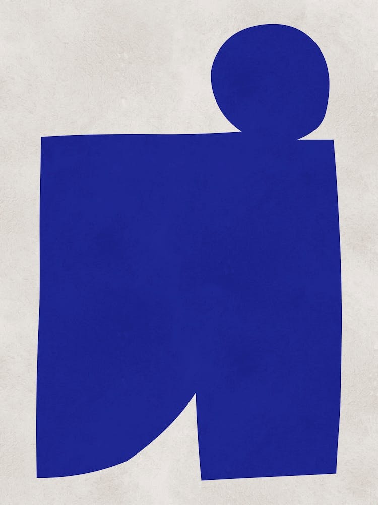 Abstract cobalt blue 5