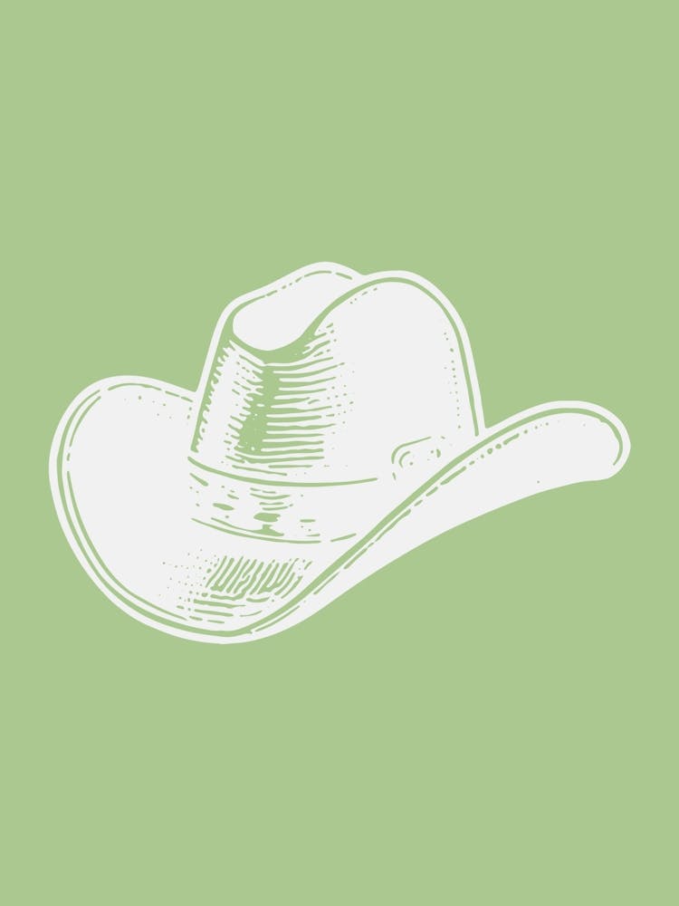 Sage Green Cowboy Hat