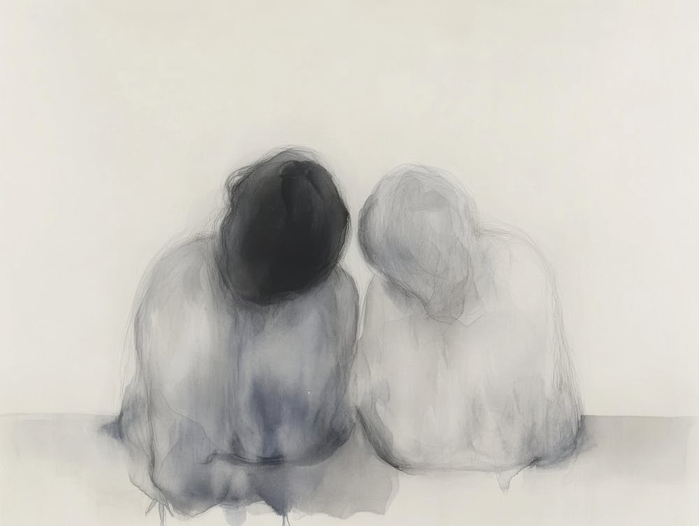 Two Women Sitting