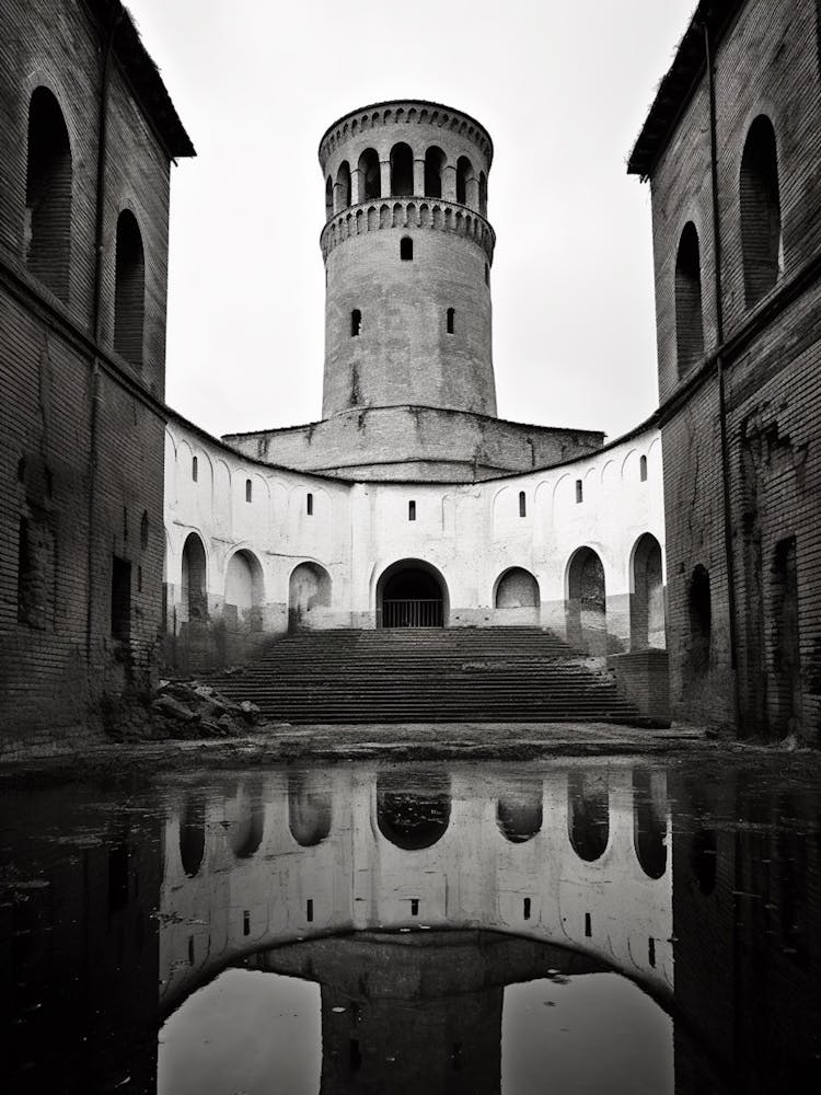 Ravenna, Italy,  Black And White Analogue Photography  3