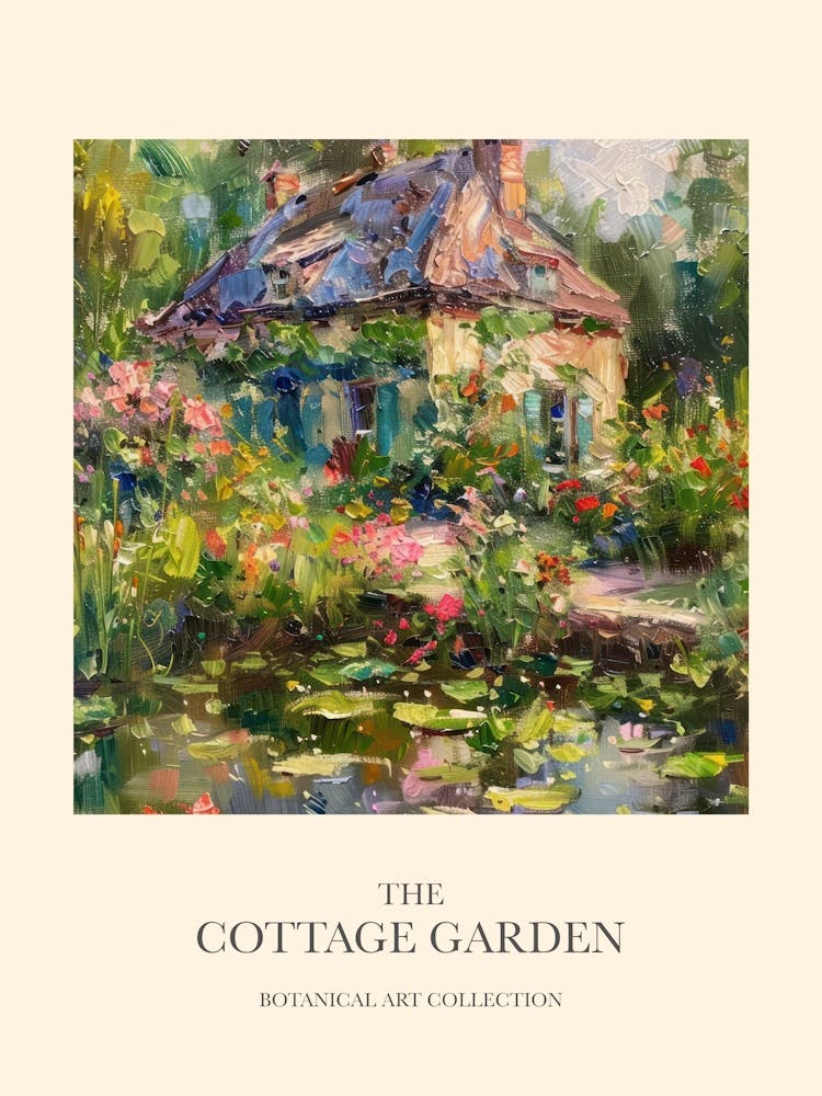 Cottage Garden Poster Fairy Pond 7