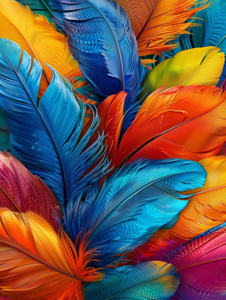 Colorful Feathers 12