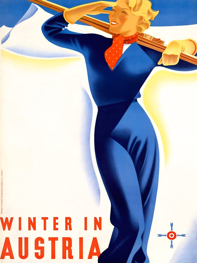Winter Ski Sport In Austria
