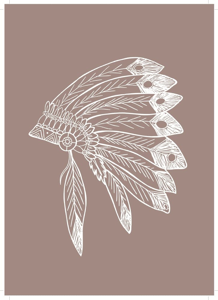Native American Headdress A4 Neutral 01