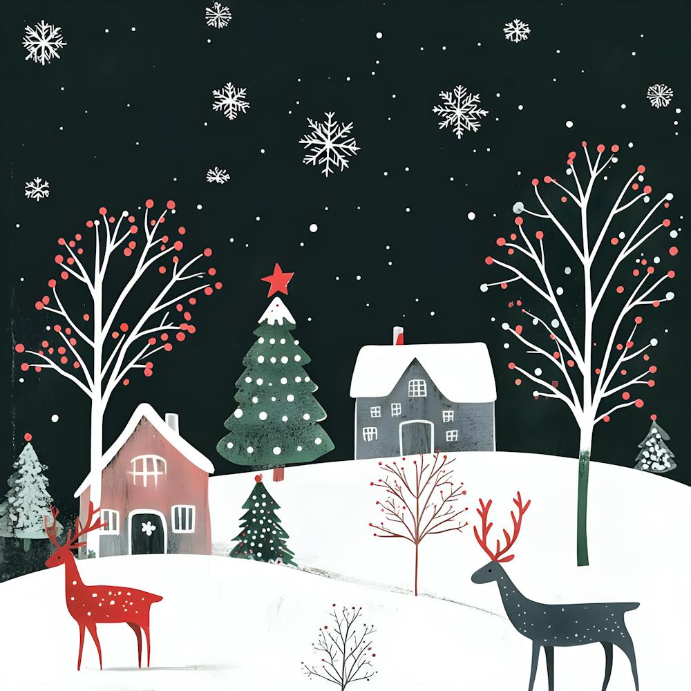Modern Holiday Wall Art: Festive and Cozy Decor