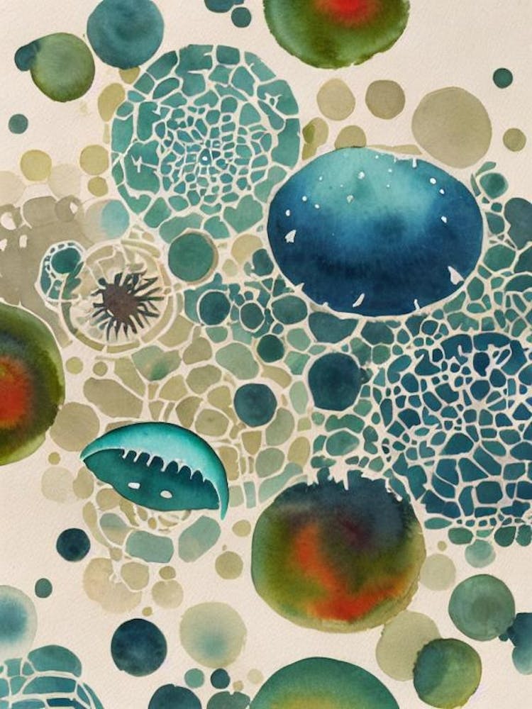 Plankton Vintage Graphic Watercolour