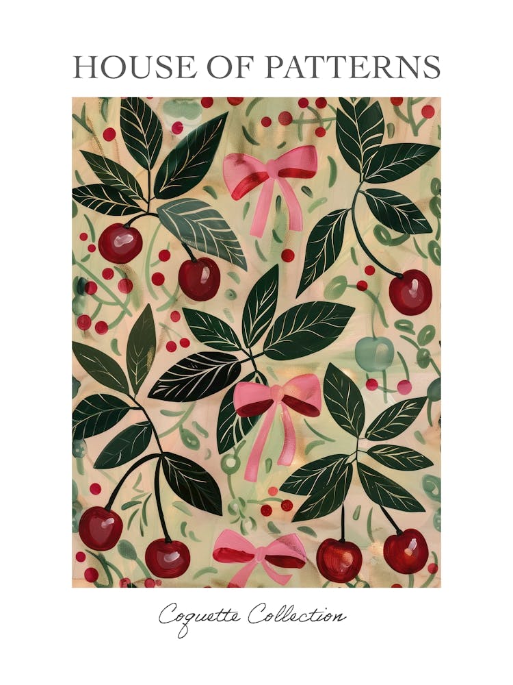 Affiche Motif Nœuds Tropicaux 1