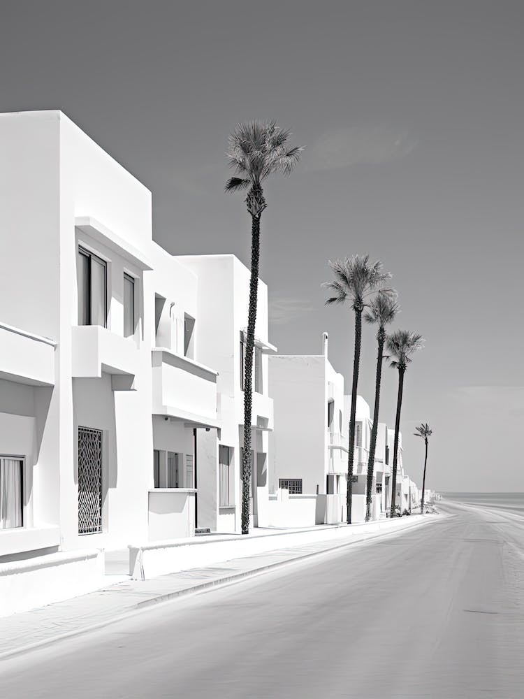 Djerba, Tunisia, Black And White Photography 1