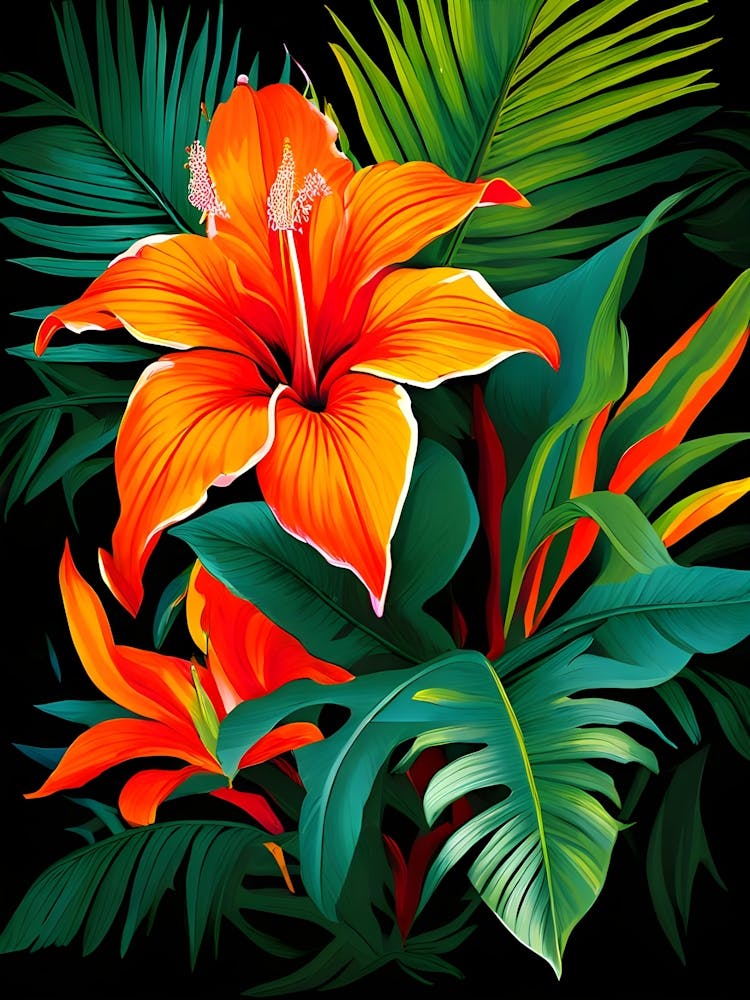 Tropical Flowers 10