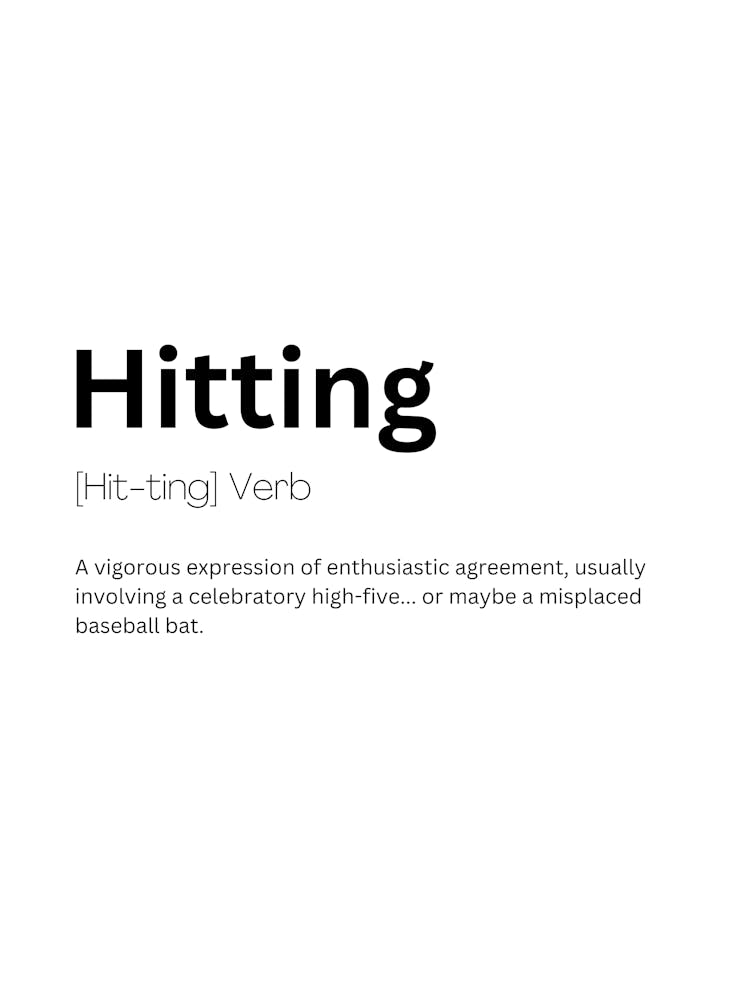 Hitting Definition Meaning