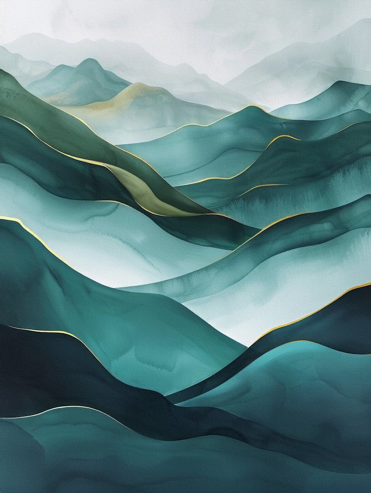 Poster Geo Nature Paint 5