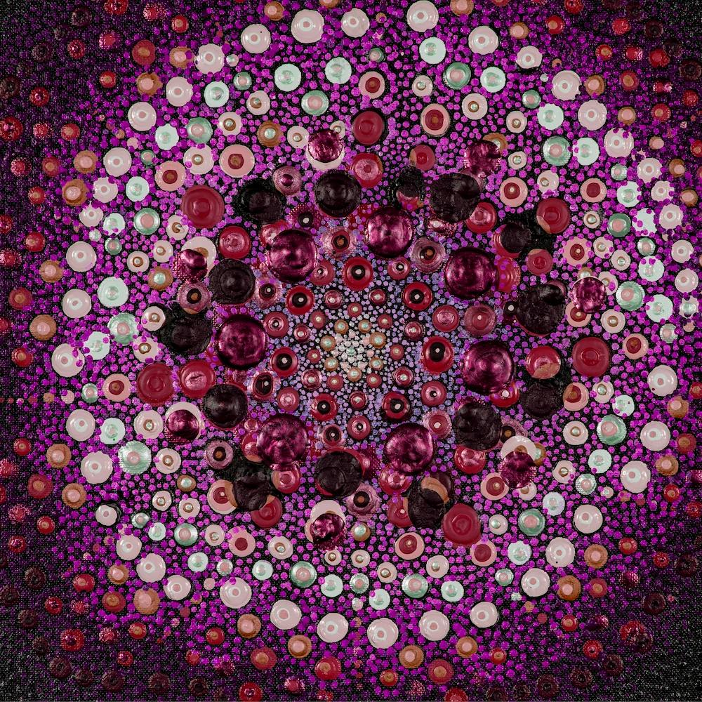 Carré Rouge et Rose