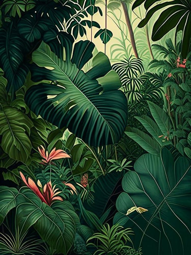 Serene Rainforest 1 Botanicals