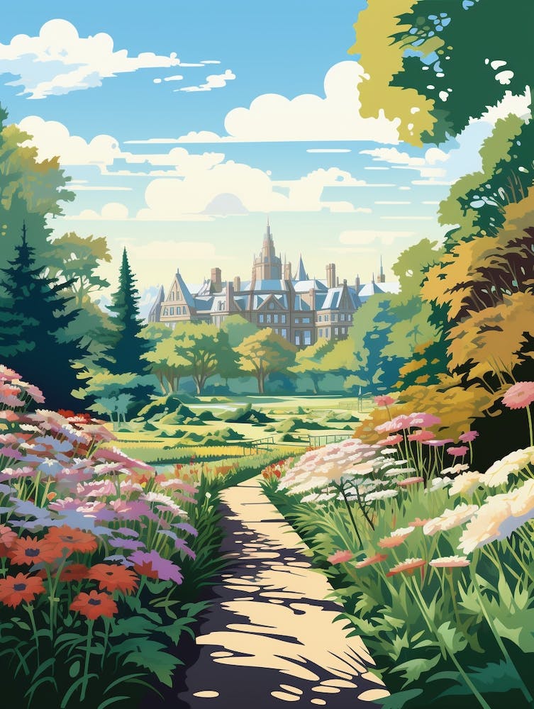 Montreal Botanical Garden Canada Illustration 3