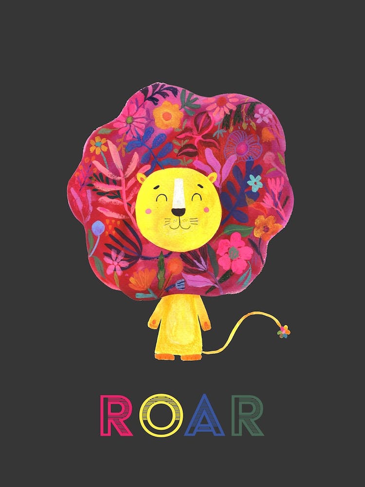 Roar Little One Black