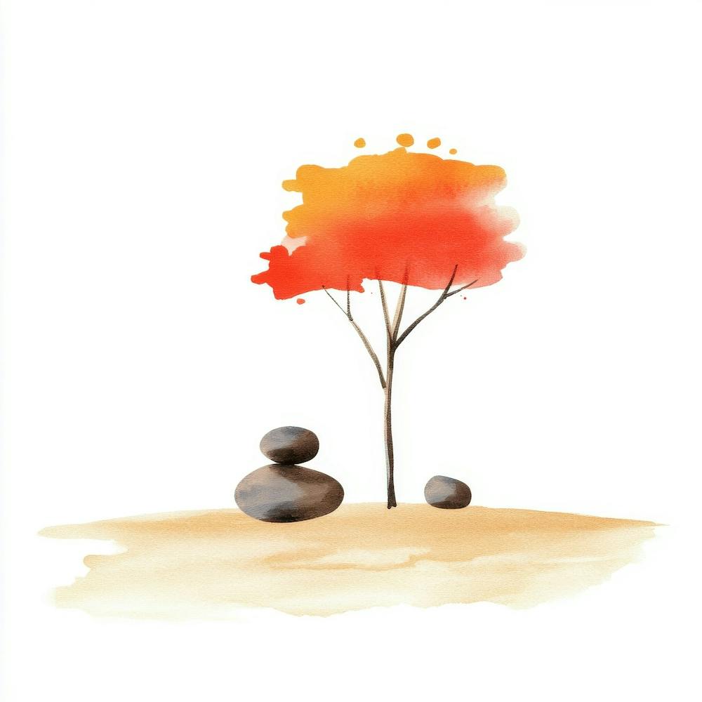 Arbre Avec Des Roches