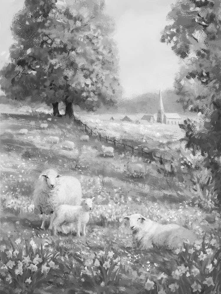 Sheep In The Meadow