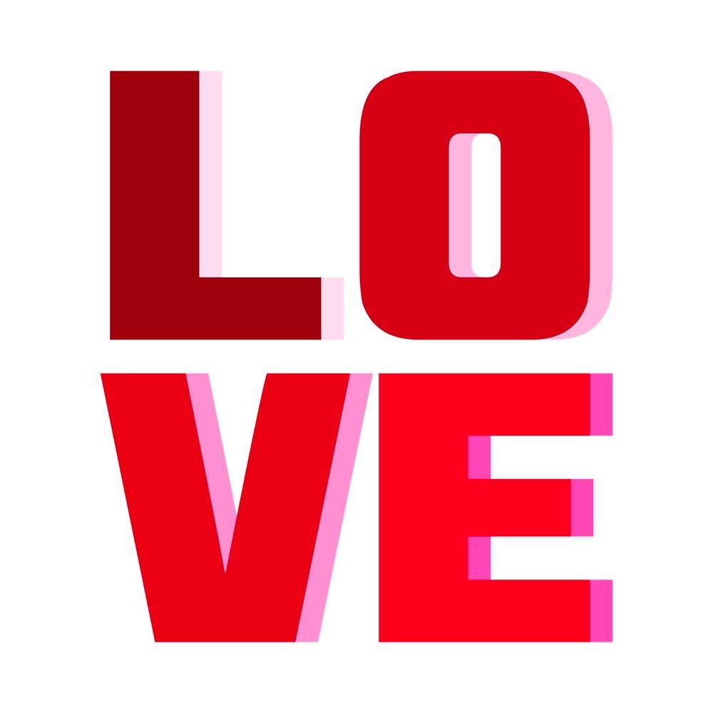 Love Letters Pink Red