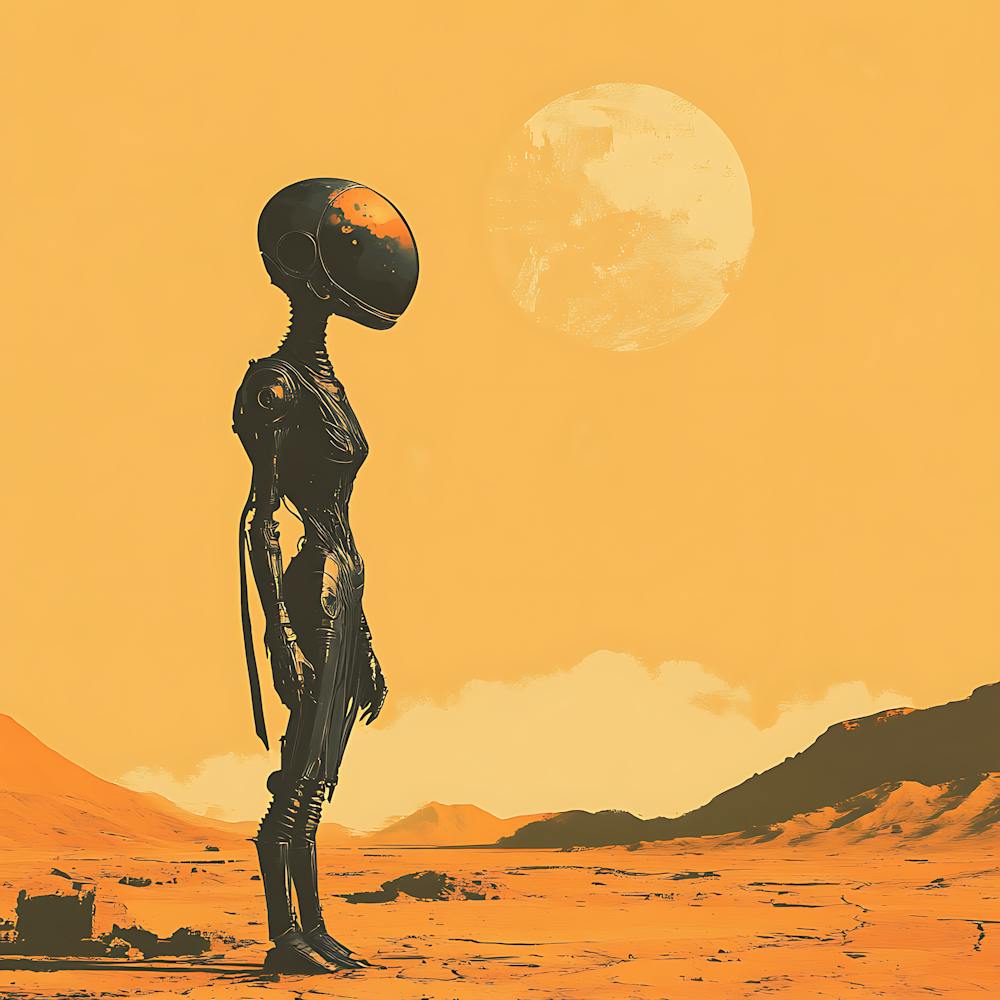 Alien Auf dem Mars